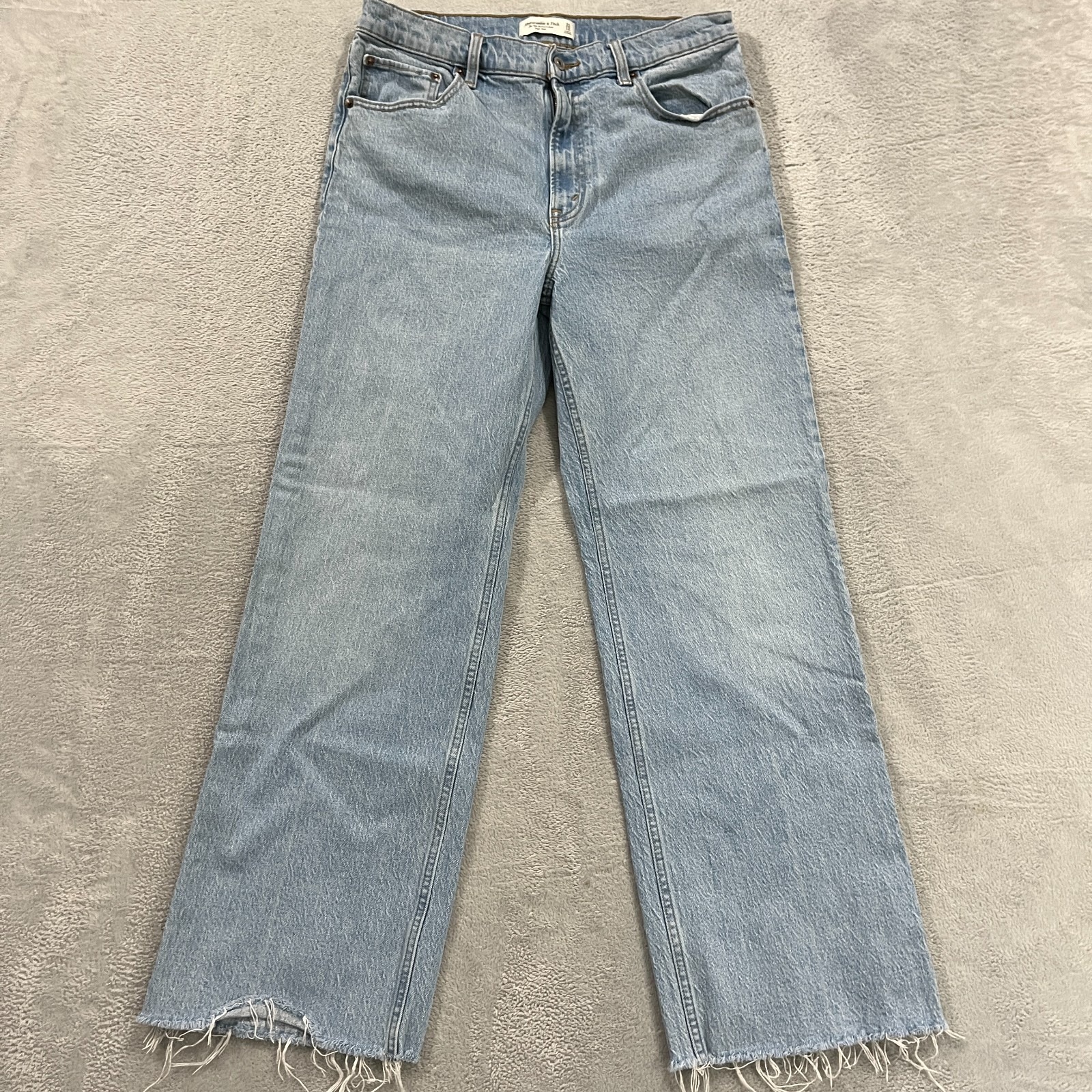 Abercrombie & Fitch Jeans Women's 31/12l 90s Relaxed High Rise Light Wash Y2k